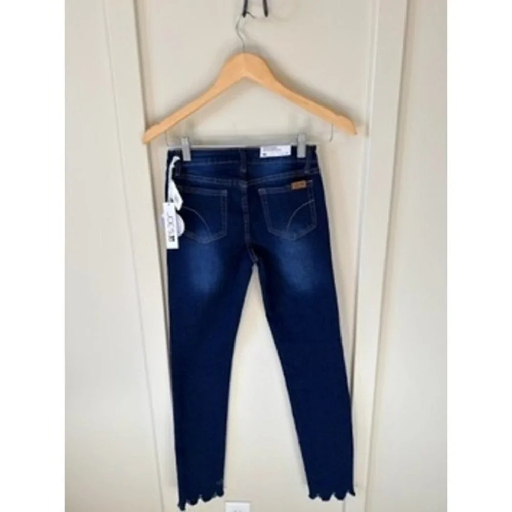 Joe's Jeans Kids Girls The Rocker Mid Rise Ankle Skinny Jeans Blue Size‎ 16 NWT
